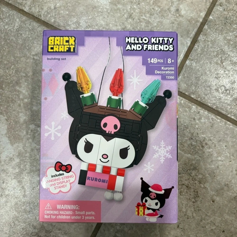 Hello Kitty Kuromi Building Set NEW Brick Craft Holiday Christmas Lights